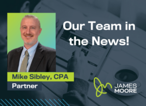 A headshot of Mike Sibley, CPA, is featured alongside the text 